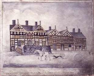 Hanging Ditch, Manchester, 1819