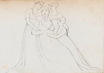 Nelsons Nichten - Miss Bolton und Charlotte Nelson, später Lady Hood
