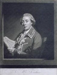 Porträt von Giusto Ferdinando Tenducci (c.1735-90), italienischer Kastrat, graviert von William Dickinson, 1782