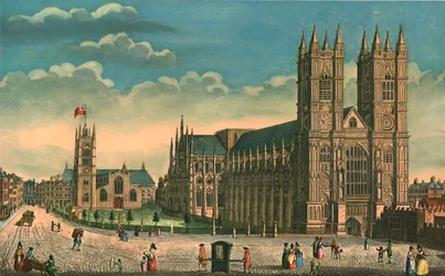 Westminster Abbey und St. Margarets Kirche, um 1793