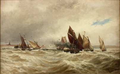 Boote aus Calais schleppen