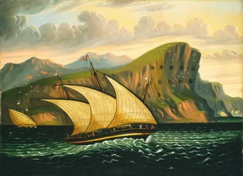 Felucca vor Gibraltar