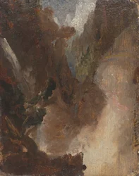 Studie für eine Szene aus Lord Byron