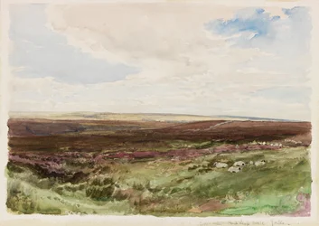 Moorlandschaft bei Hart Leap Well, Yorkshire
