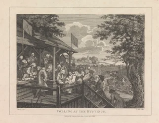 Wahlkampf an den Wahlurnen