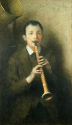 Der Klarinettenspieler, ca. 1892