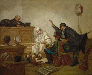 Pierrot im Strafgericht, ca. 1864-70