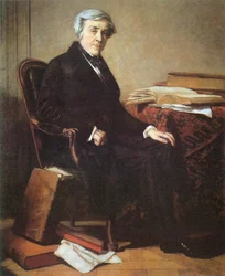 Porträt von Jules Michelet (1798-1874)