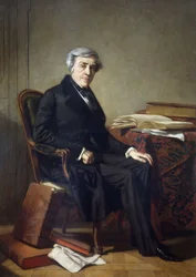 Porträt von Jules Michelet (1798-1874)