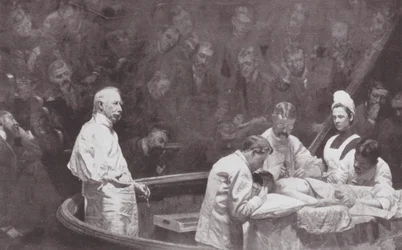 Philadelphia: Dr. D. Hayes Agnew am Ende einer Klinik