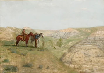 Cowboys in den Badlands