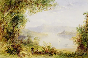 Ansicht am Hudson River, ca. 1840-45