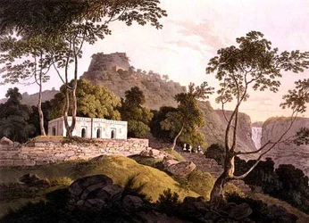 Raje Gaut, die Hauptstraße nach Rotas Ghur, Bahar, aus 