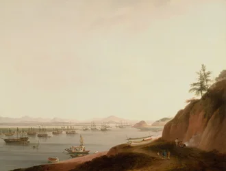 Schiffe auf dem Whampoa-Fluss