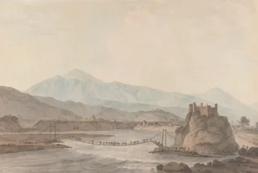 Die Seilbrücke in Srinaga