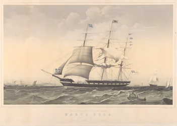 Das berühmte Klipperschiff Marco Polo