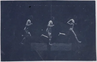 Marey-Rad-Fotografien von George Reynolds, ca. 1884