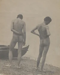 Thomas Eakins und John Laurie Wallace am Strand