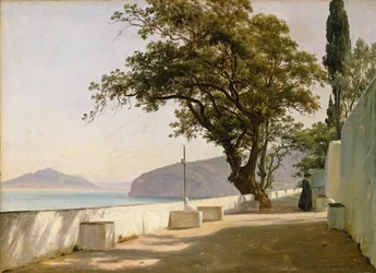 Terrasse mit Eiche, Sorrent