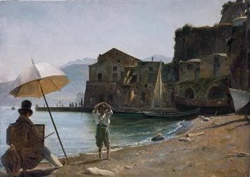 Der Maler und der Junge, um 1834