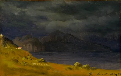 Blick von Sorrent auf Capri