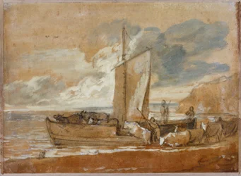 Eine Viehfähre, 1784-1788