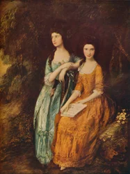 Elizabeth und Mary Linley, um 1772