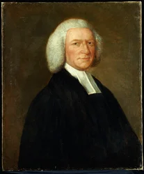 Porträt von Bischof Woodward, Halbfigur, in geistlichen Gewändern, ca. 1756-58