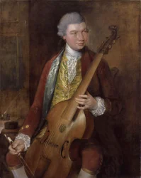 Porträt von Carl Friedrich Abel (1723-1787)