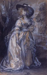 Studie einer Dame