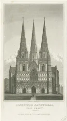 Lichfield Kathedrale - Westfront
