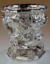 Rokoko-Stil Silberflaschen-Eimer (1727-1728) von Thomas Germain