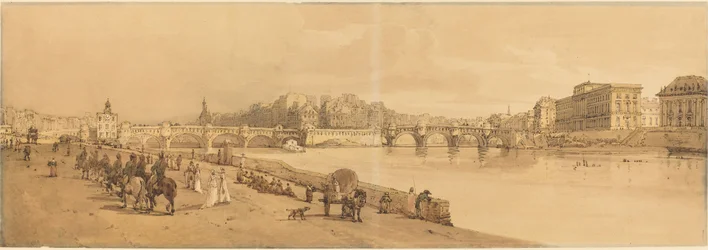 Ansicht der Pont Neuf, der Münze, etc.: pl.8