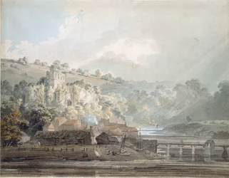 Ansicht von Chepstow, Monmouthshire, ca. 1791-1792