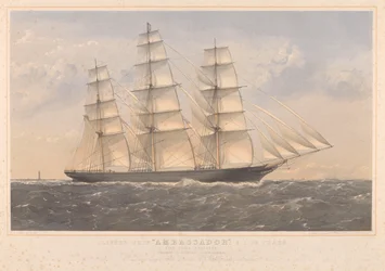 Clipper-Schiff Ambassador, A.1. 16 Jahre... William Lund Esquire & andere (Eigentümer) William Walker Esquire (Erbauer)