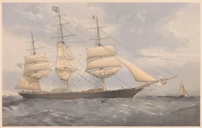 Das Klipperschiff Norman Court, ca. 1868-74