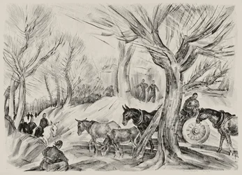 Landschaft mit Figuren