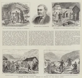 Skizzen der Räumungskampagne in Irland