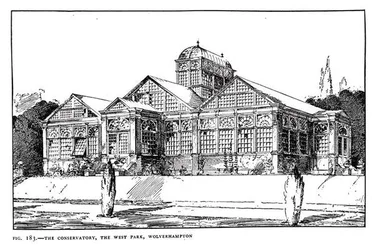 Das Konservatorium, der West Park, Wolverhampton, aus 