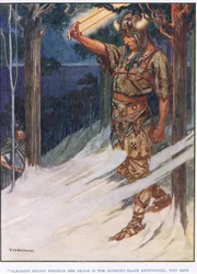 Weiß leuchtend durch das Dunkel