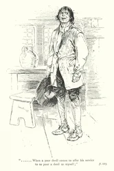 Illustration für Eine empfindsame Reise von Laurence Sterne