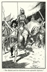 Der Mahdi und seine Anhänger waren prächtige Kämpfer