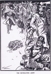 Die zurückweichende Armee