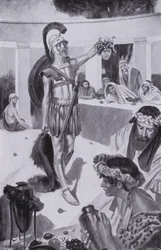 Dann hielt Perseus das Haupt der Gorgone hoch