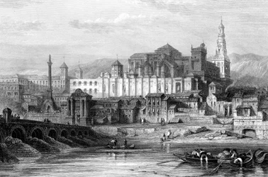 Große Moschee und das Verlies der Inquisition, Córdoba, Spanien, 19. Jahrhundert