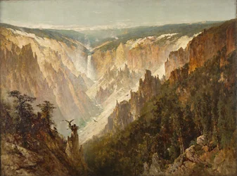 Der Grand Canyon des Yellowstone, ca. 1884