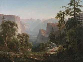 Ansicht des Yosemite-Tals, 1865