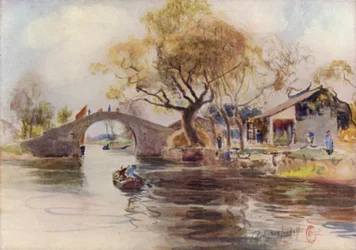 In der Nähe von Mutu, oberhalb von Soochow