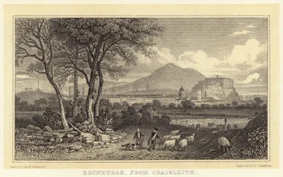 Edinburgh, von Craigleith (Stich)