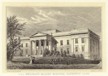 Merchant Maiden Hospital, Lauriston Lane (Gravur)